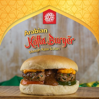 Barburger menu arabian kofta Burger